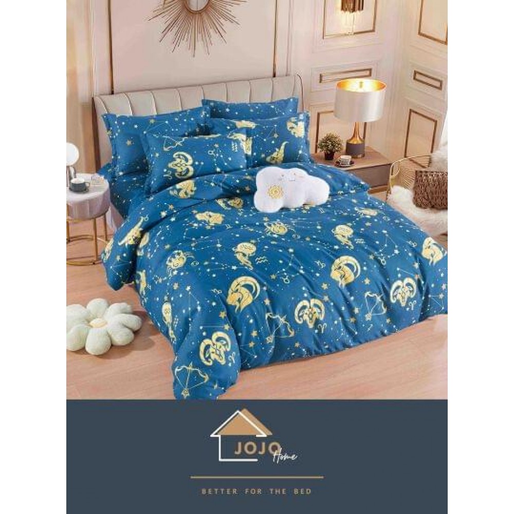 Set Lenjerie Eleganta Finet Din 4 Piese ,Pat 1 Persoana, Cearceaf de pat 155 x 230cm, JK-025 LENJERII DIN FINET 4 PIESE  /  1 PERSOANA JOJO