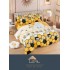Set Lenjerie Eleganta Finet Din 4 Piese ,Pat 1 Persoana, Cearceaf de pat 155 x 230cm, JK-026
