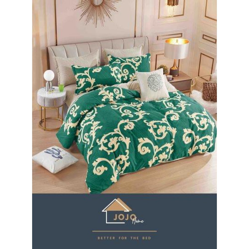 Set Lenjerie Eleganta Finet Din 4 Piese ,Pat 1 Persoana, Cearceaf de pat 155 x 230cm, JK-032 LENJERII DIN FINET 4 PIESE  /  1 PERSOANA JOJO