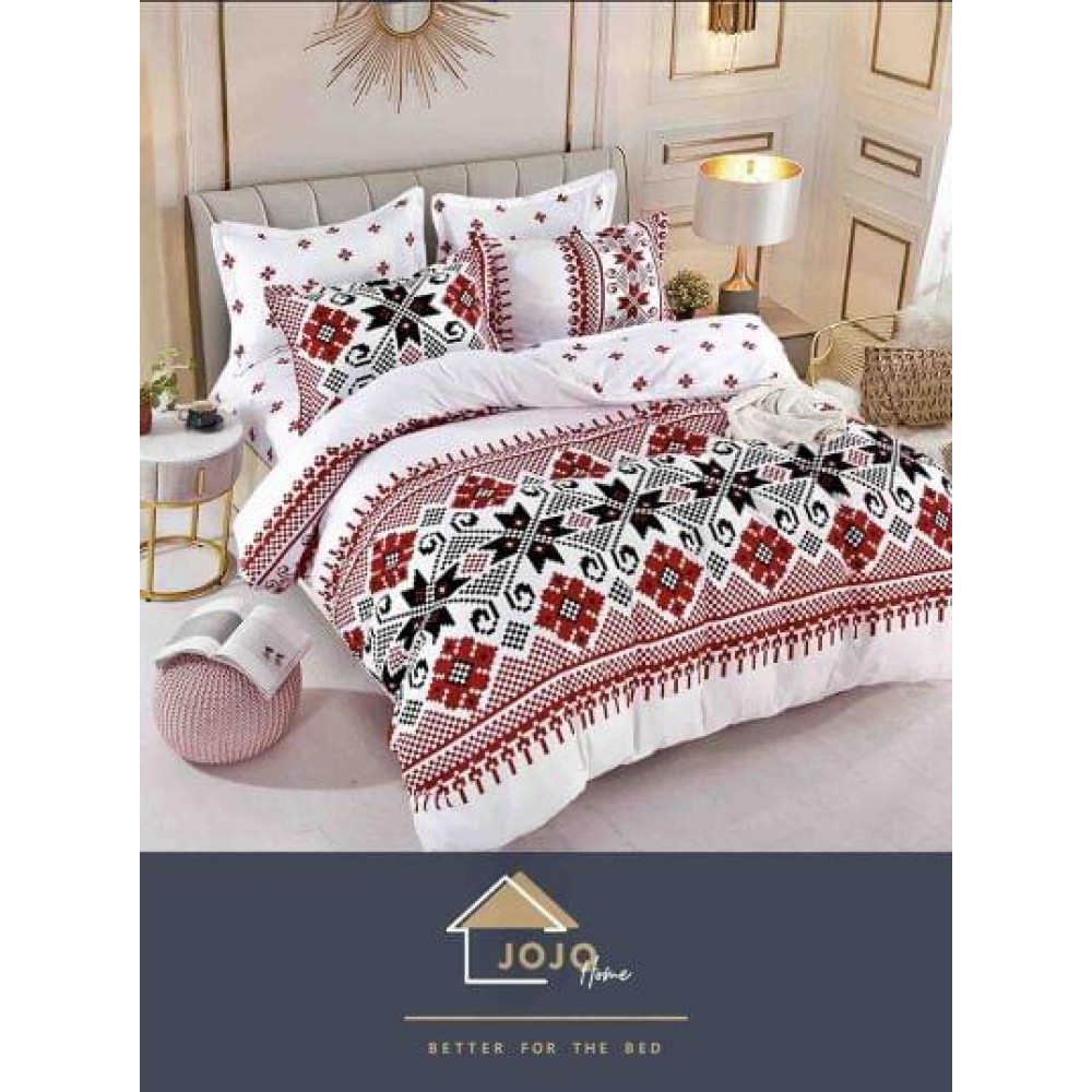Set Lenjerie Eleganta Finet Din 4 Piese ,Pat 1 Persoana, Cearceaf de pat 155 x 230cm, JK-036 LENJERII DIN FINET 4 PIESE  /  1 PERSOANA JOJO