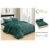 Lenjerie de pat Cocolino cu Pilotă Inclusă – 4 Piese – Verde Smarald – Cearșaf cu Elastic PPCLI1