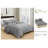 Lenjerie de pat Cocolino cu Pilotă Inclusă – 4 Piese – gri deschis – Cearșaf cu Elastic PPCLI7