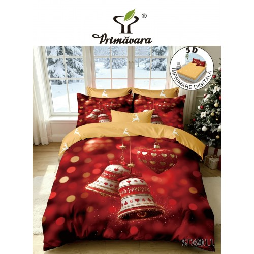 Lenjerie 5D Finet 6 Piese, cu Elastic, Imprimeu Digital Identic cu Poza, Mos Craciun LCPR19
