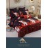 Lenjerie pat 1 PERSOANA, BUMBAC FINET, 4 piese, X-Mass Collection Jojo Home JC1P22