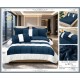 Set pilotă pufoasă Iepure, 6 piese, roz cu alb, LENJERE INCLUSA cu cearșaf cu elastic 180X200 SPLIM3 PILOTE BLANA IEPURE