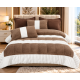 Set pilotă pufoasă Iepure, 6 piese, roz cu alb, LENJERE INCLUSA cu cearșaf cu elastic 180X200 SPLIM4 PILOTE BLANA IEPURE