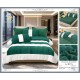 Set pilotă pufoasă Iepure, 6 piese, roz cu alb, LENJERE INCLUSA cu cearșaf cu elastic 180X200 SPLIM5 PILOTE BLANA IEPURE