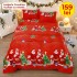 Lenjerie de Pat Cocolino 4 Piese cu Elastic 180 X 200 CM  - Modele de Crăciun - 159 lei LCCSK7