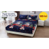 Husă de pat Cocolino cu elastic și 2 fețe de pernă, model de Crăciun HCCY8