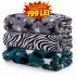 Set 3 Huse de Pat Cocolino cu Elastic + 6 Fețe de Pernă – Modele Asortate – Super Ofertă 199 Lei S3HCE30