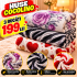 Set 3 Huse de Pat Cocolino cu Elastic + 6 Fețe de Pernă – Modele Asortate – Super Ofertă 199 Lei S3HCE32