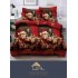 Lenjerie pat 1 PERSOANA, BUMBAC FINET, 4 piese, X-Mass Collection Jojo Home JC1P21