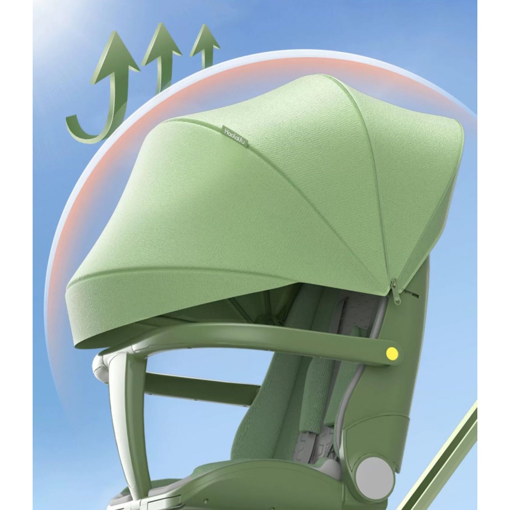 Cărucior muzical , compatibil avion, verde,  l-sun c2-3 CARUCIOARE COPII
