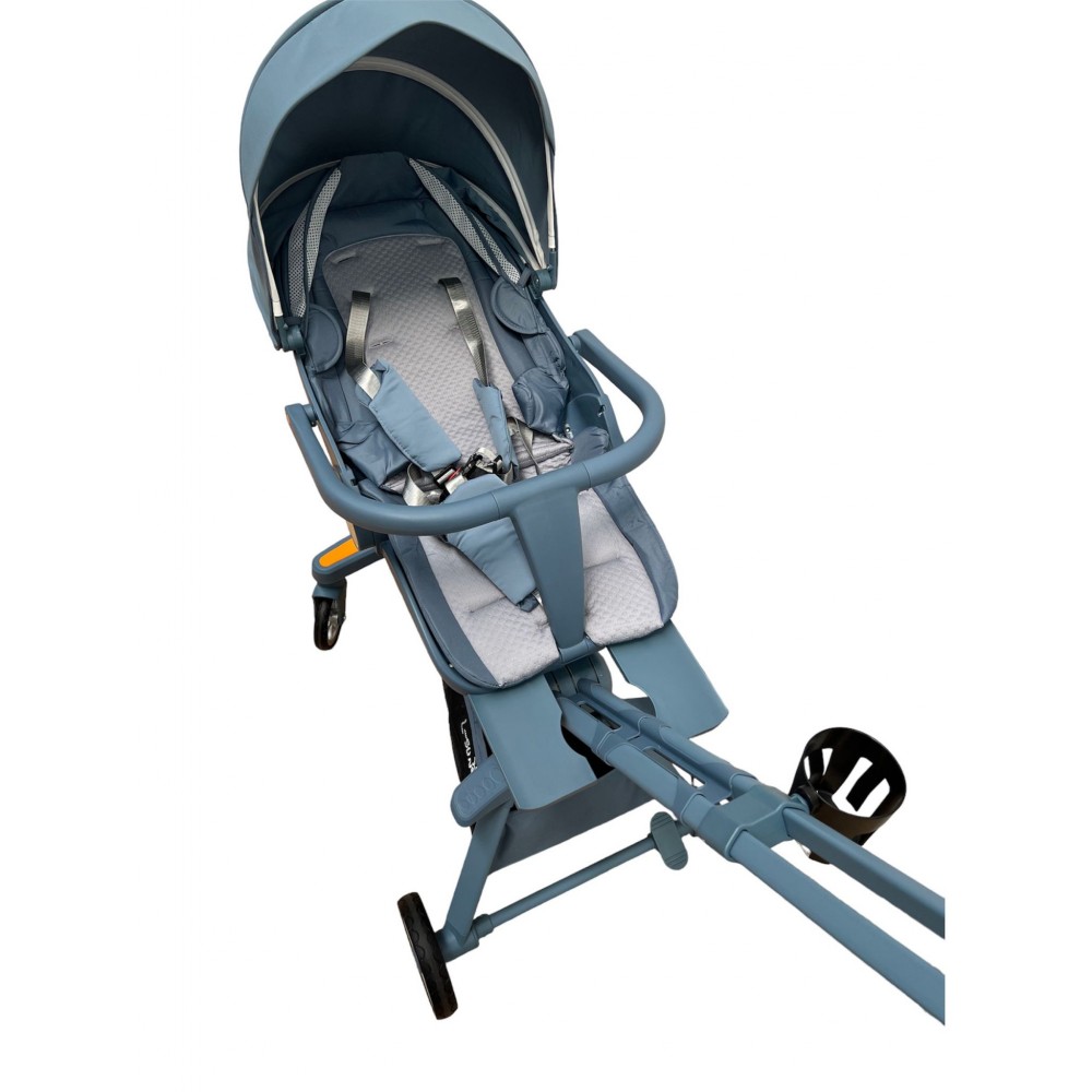 Cărucior muzical , compatibil avion, bleu,  l-sun c2-2 CARUCIOARE COPII
