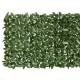 Paravan pt balcon,foișor,gard din frunze verde închis, 300x100 cm