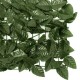 Paravan pt balcon,foișor,gard din frunze verde închis, 300x100 cm
