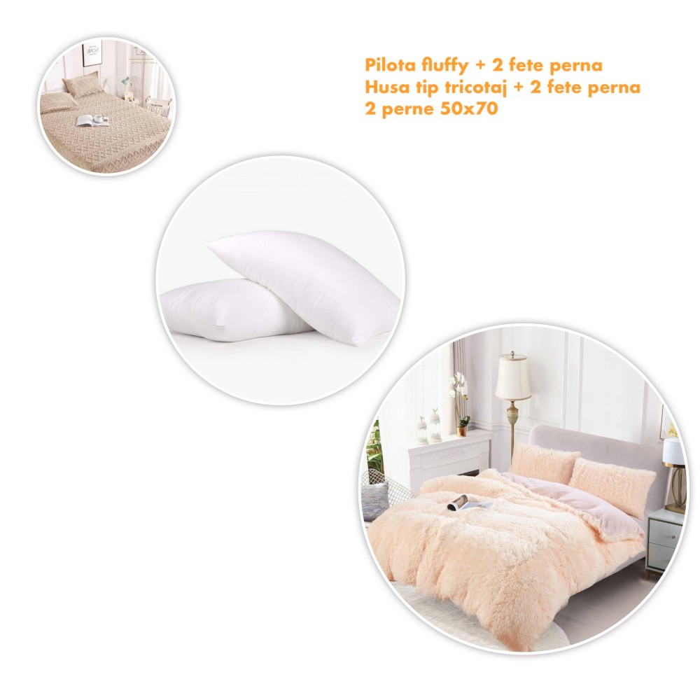 Pachet promo pilota, husa și 2 perne PHP7 PACHETE PROMO