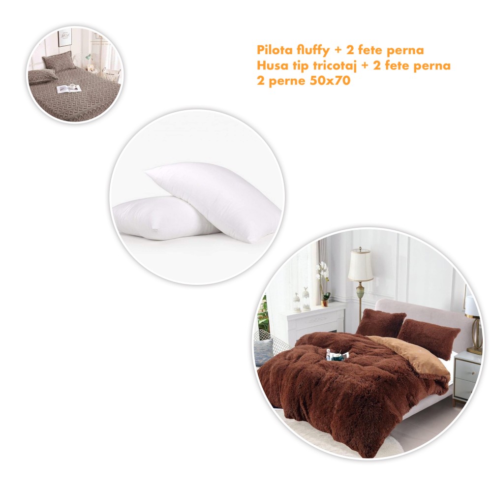 Pachet promo pilota, husa și 2 perne PHP5 PACHETE PROMO