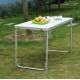 Masuta pliabila picnic din aluminiu 60 x 120 cm + 4 scaune pliabile ALB ACCESORII PENTRU CASA