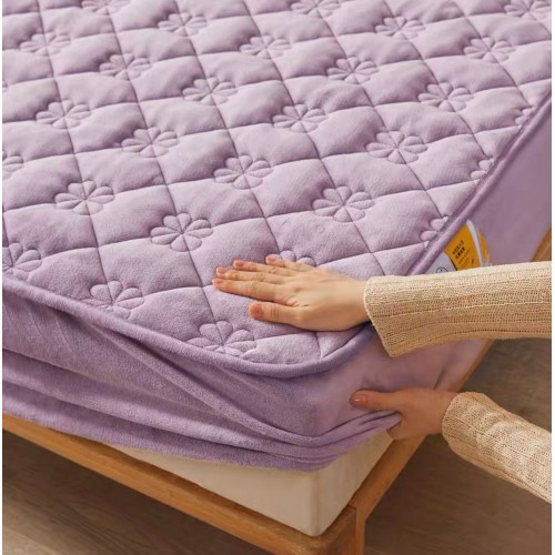 Huse/Topper pentru saltea cu elastic 180x200,mov