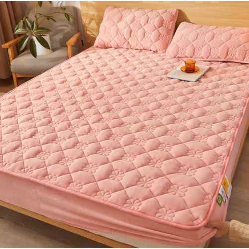 Huse/Topper pentru saltea cu elastic 180x200,ROZ