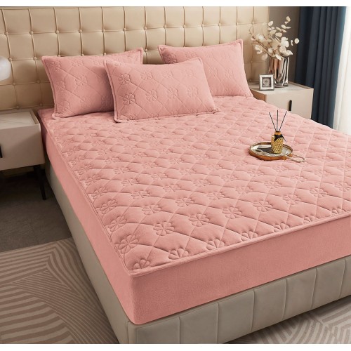 Huse/Topper pentru saltea cu elastic 180x200,ROZ