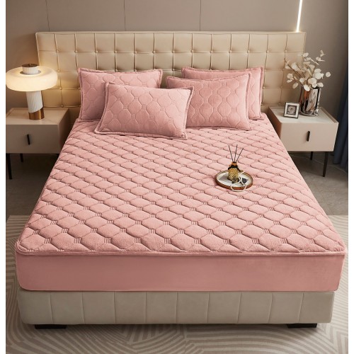 Huse/Topper pentru saltea cu elastic 160x200 ROZ