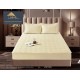Huse/Topper pentru saltea cu elastic 180x200,CREM-UNT Huse catifea TOPPER pt saltea cu elastic 180x200
