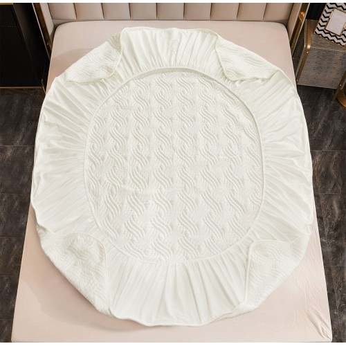 Huse/Topper pentru saltea cu elastic 180x200, ALB