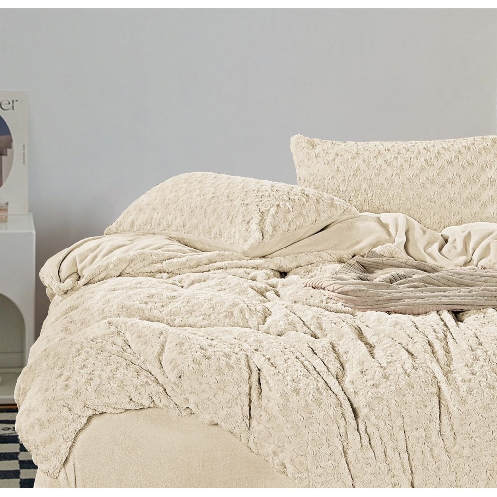 Lenjerie Pufoasa Cocolino 4 piese , CREM , cocS6 Lenjerii cocolino 4 piese