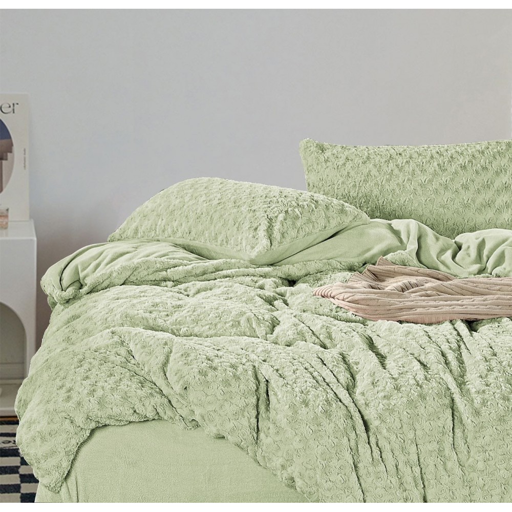 Lenjerie Pufoasa Cocolino 4 piese , VERDE , cocS7 Lenjerii cocolino 4 piese