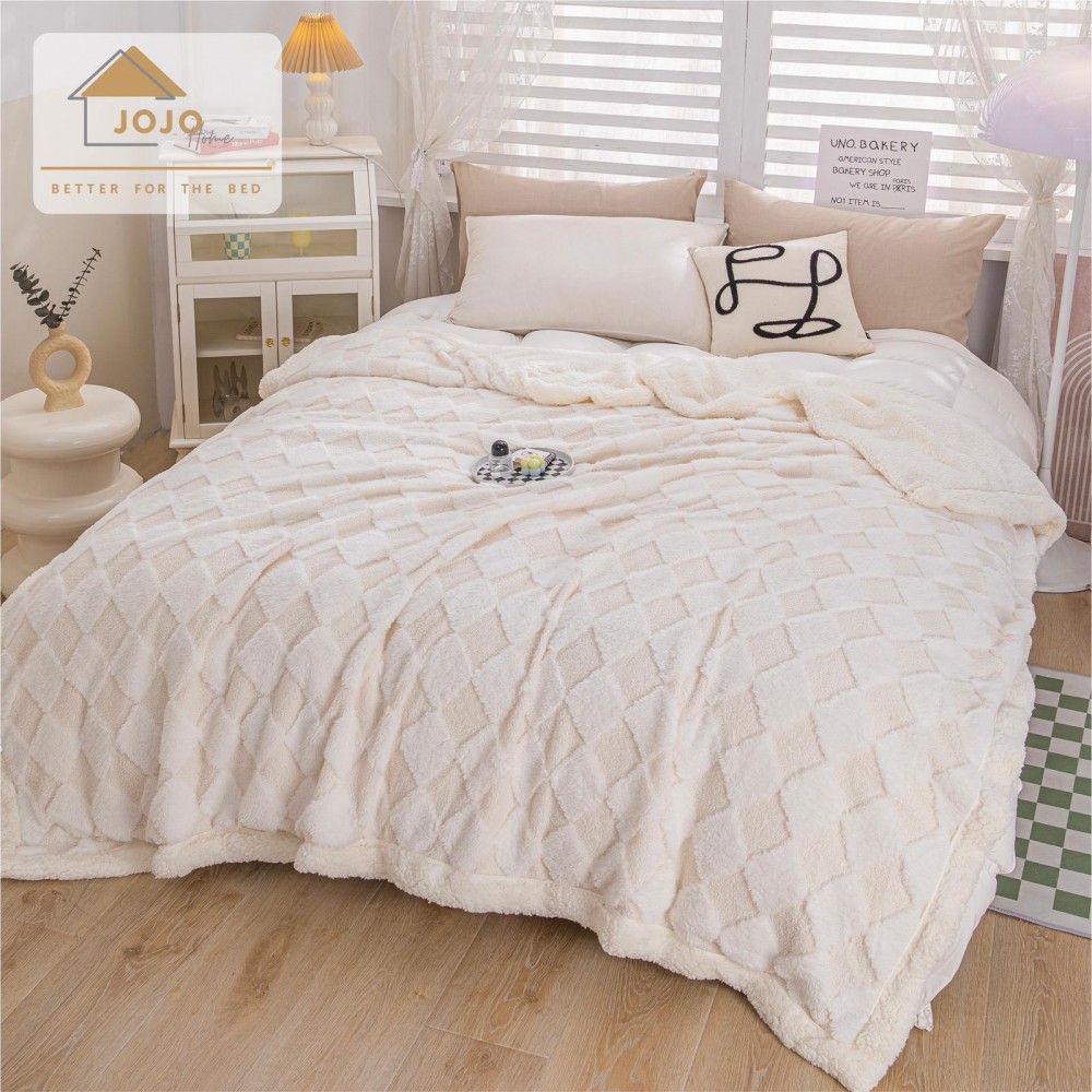 Patura cu blanita de iepure si catifea 200×230 cm PCBI6-ALB UNT PATURI COCOLINO BLANA IEPURE