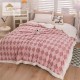 Patura cu blanita de iepure si catifea 200×230 cm PCBI8-ROZ PATURI COCOLINO BLANA IEPURE
