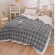 Patura cu blanita de iepure si catifea 200×230 cm PCBI5-GRI PATURI COCOLINO BLANA IEPURE