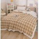 Patura cu blanita de iepure si catifea 200×230 cm PCBI7-MARO DESCHIS PATURI COCOLINO BLANA IEPURE