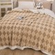 Patura cu blanita de iepure si catifea 200×230 cm PCBI7-MARO DESCHIS PATURI COCOLINO BLANA IEPURE
