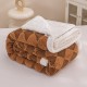 Patura cu blanita de iepure si catifea 200×230 cm PCBI4-MARO PATURI COCOLINO BLANA IEPURE