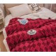 Patura cu blanita de iepure si catifea 200×230 cm PCBI3-ROSU PATURI COCOLINO BLANA IEPURE