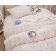 Patura cu blanita de iepure si catifea 200×230 cm PCBI6-ALB UNT PATURI COCOLINO BLANA IEPURE