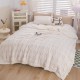 Patura cu blanita de iepure si catifea 200×230 cm PCBI6-ALB UNT PATURI COCOLINO BLANA IEPURE