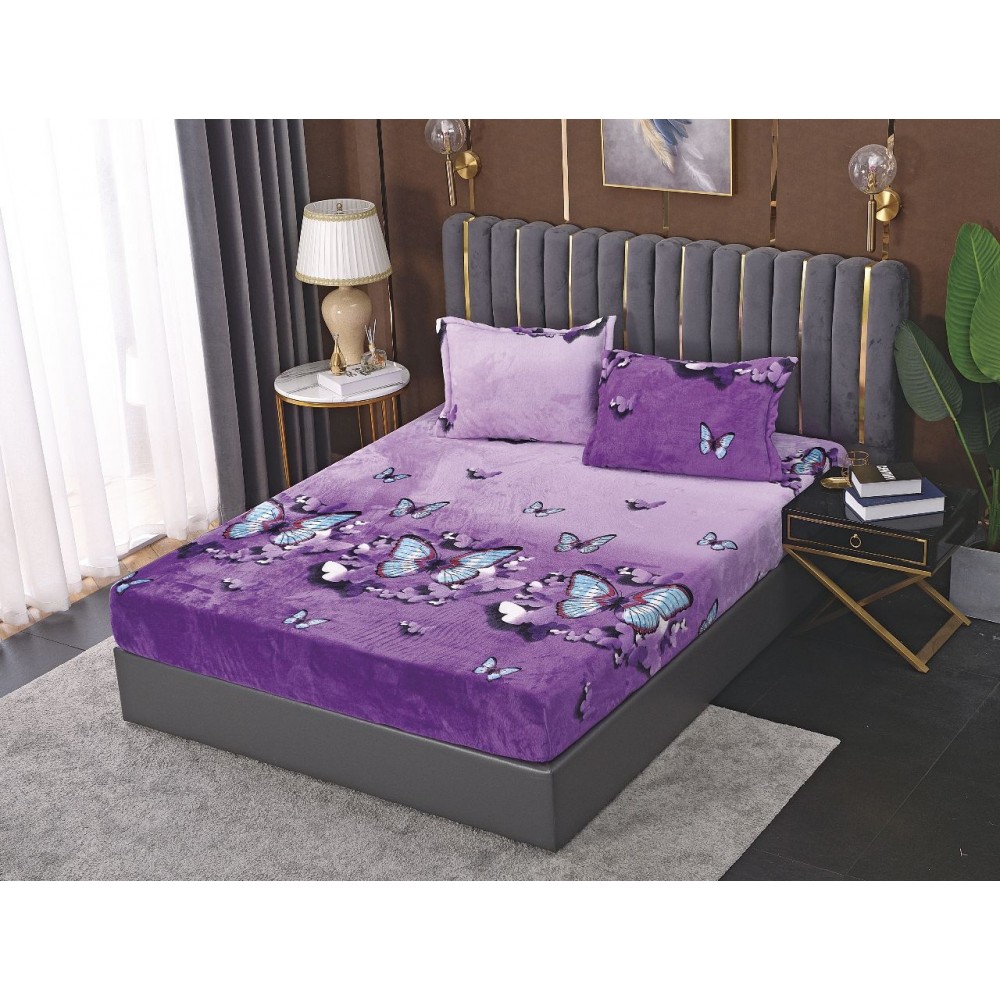 Husa de pat cu elastic COCOLINO+ 2 fete de perna HCS3 Huse cocolino