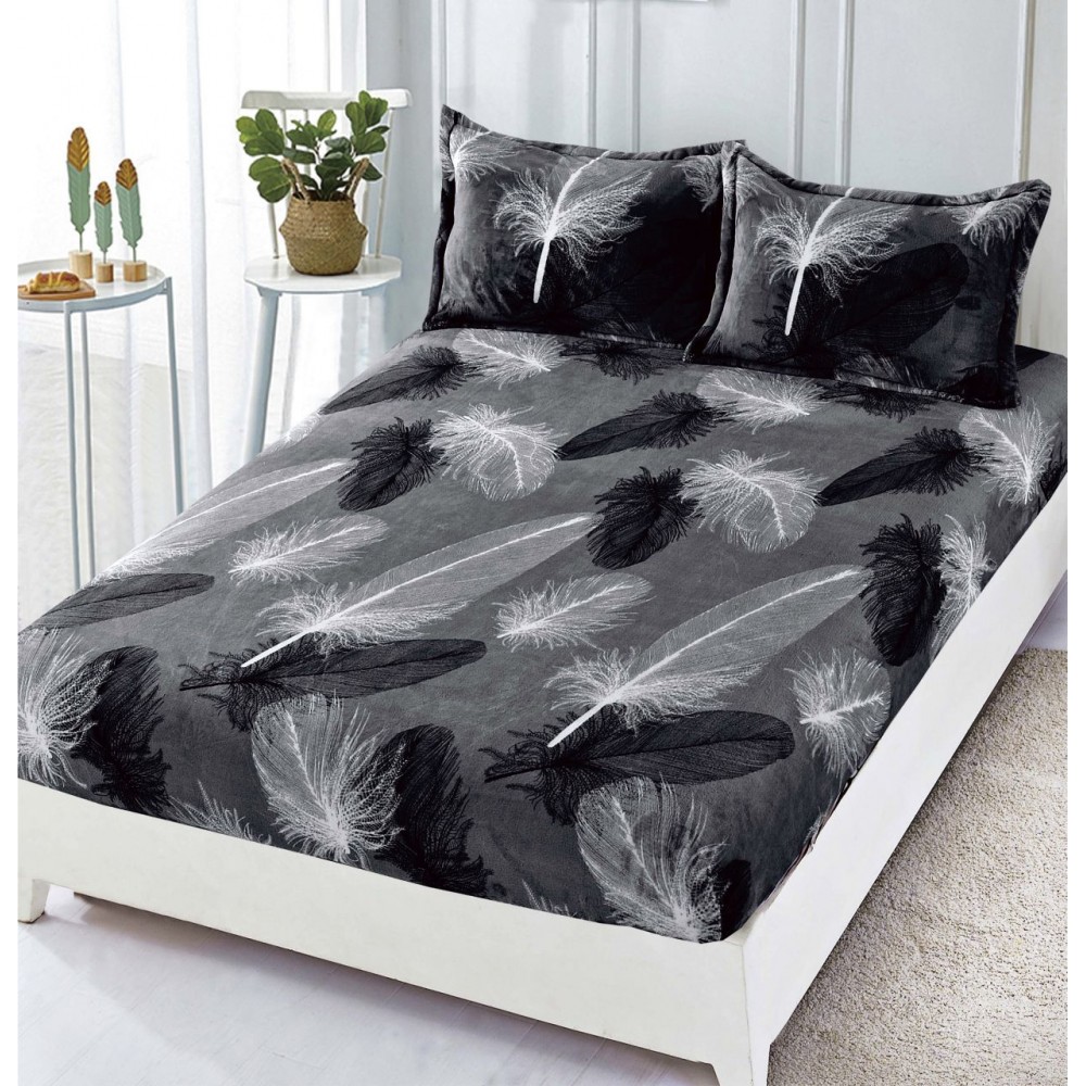 Husa de pat cu elastic COCOLINO+ 2 fete de perna HCS4 Huse cocolino