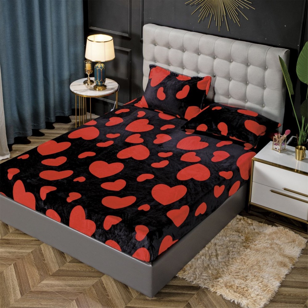 Husa de pat cu elastic COCOLINO+ 2 fete de perna HCS8 Huse cocolino
