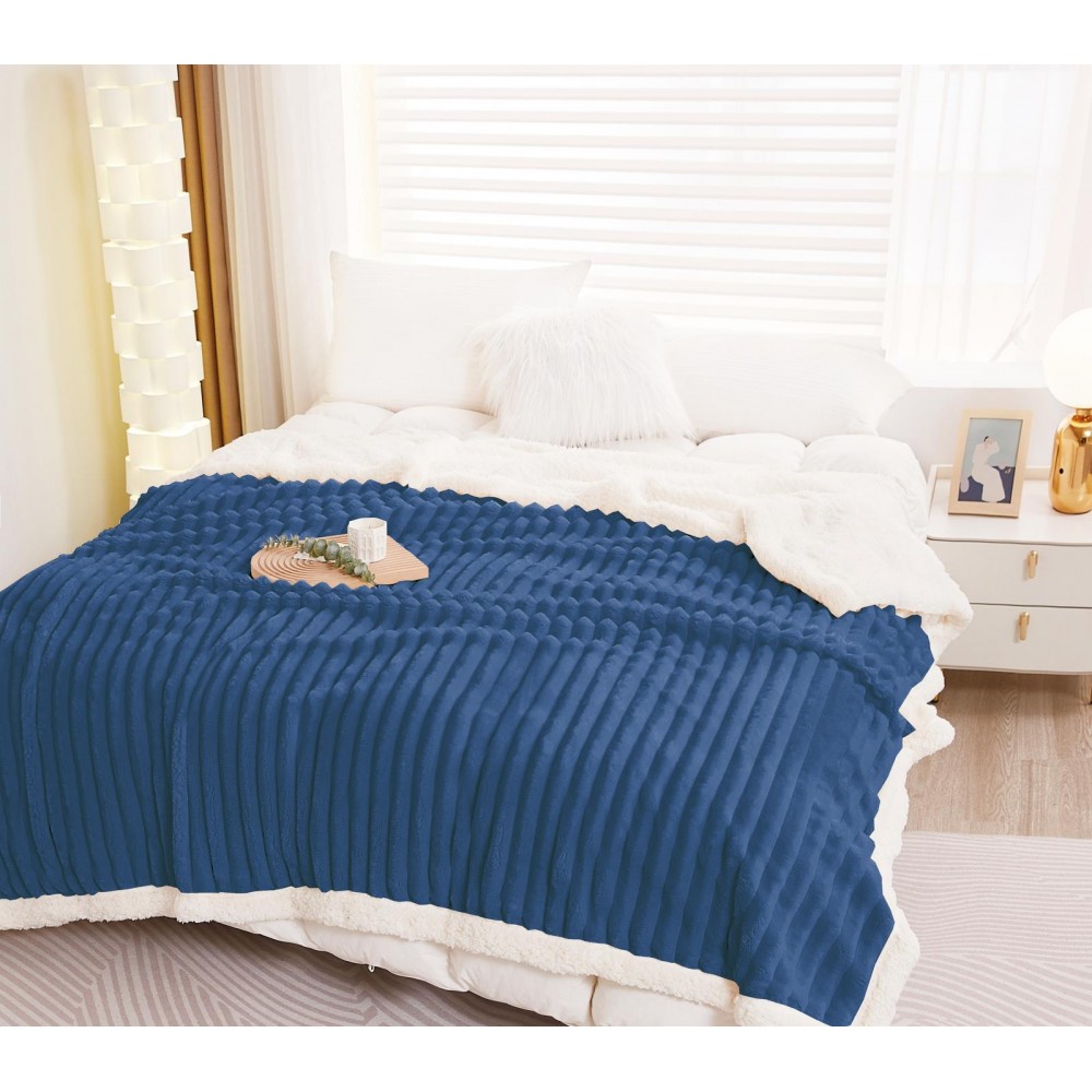 Patura cu blanita de iepure si catifea 200×230 cm PCBIY9 PATURI COCOLINO BLANA IEPURE