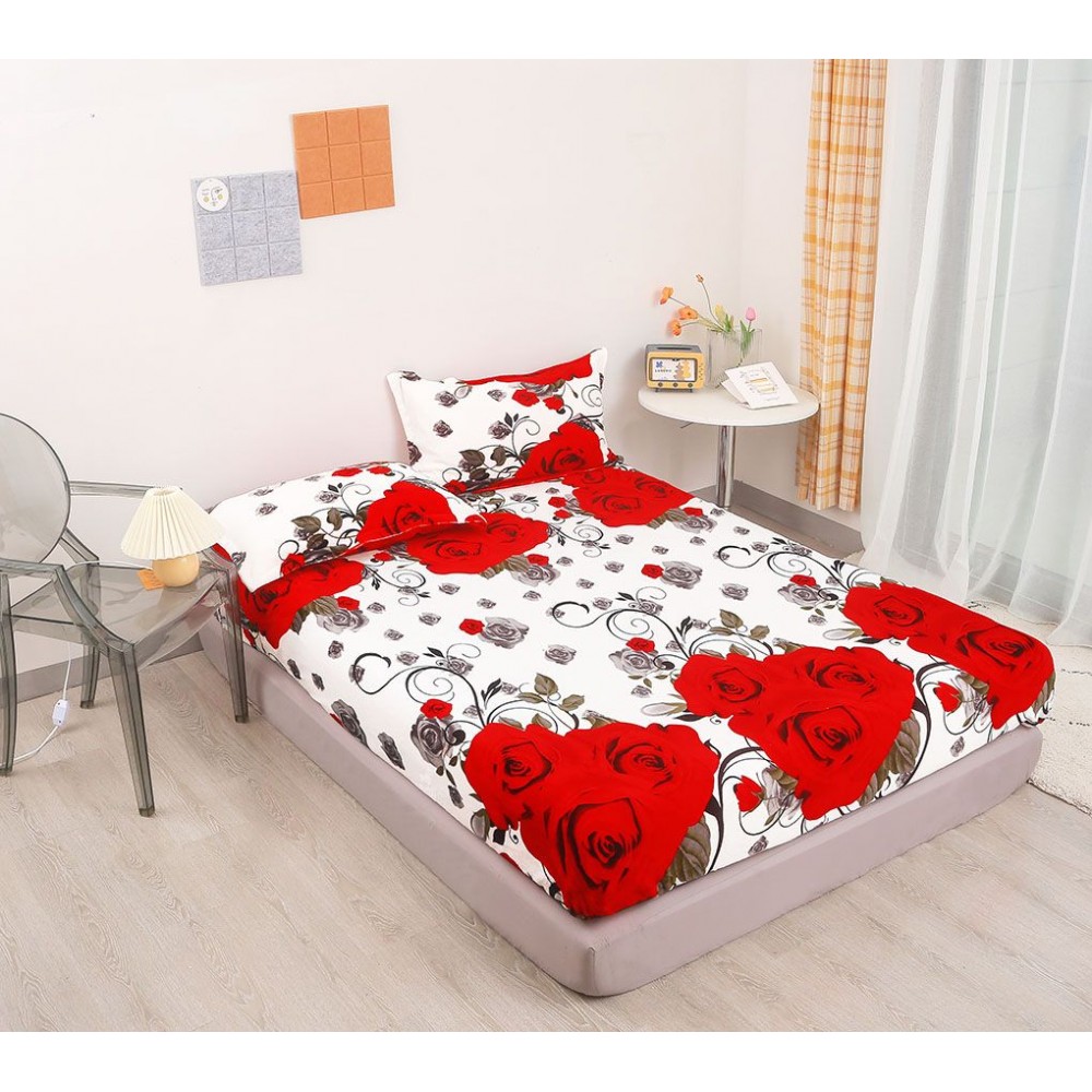 Husa de pat cu elastic COCOLINO+ 2 fete de perna HCR24 Huse cocolino