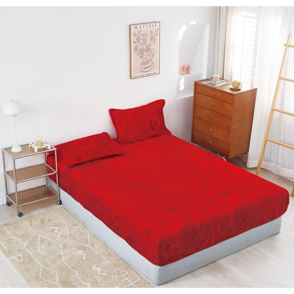 Husa de pat cu elastic COCOLINO+ 2 fete de perna HCR23 Huse cocolino
