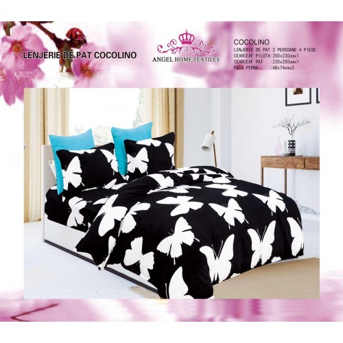 Lenjerie Pufoasa Cocolino 4 piese LCR8
