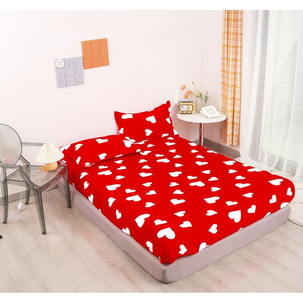 Husa de pat cu elastic COCOLINO+ 2 fete de perna HCR3 Huse cocolino