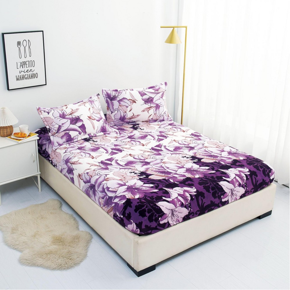 Husa de pat cu elastic COCOLINO+ 2 fete de perna HCR7 Huse cocolino