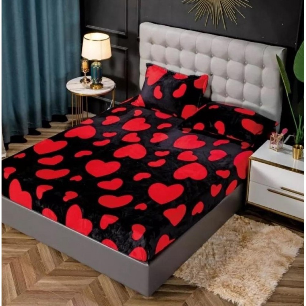 Husa de pat cu elastic COCOLINO+ 2 fete de perna HCR1 Huse cocolino